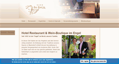 Desktop Screenshot of hotel-im-engel.de